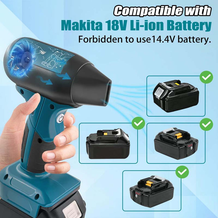 Makita LXT 18V Battery Powered Air Duster Mini Jet Fan Leaf Blower | Powuse