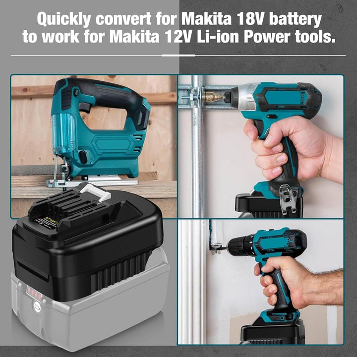 Makita LXT 18V to Makita CXT 12V Battery Adapter | Powuse