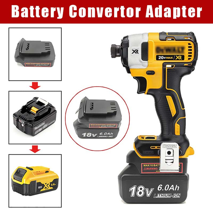 Makita 18V to DeWalt 20V Battery Adapter | Powuse