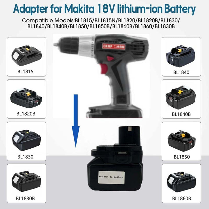 Makita 18V to Craftsman 19.2V Battery Adapter | Powuse