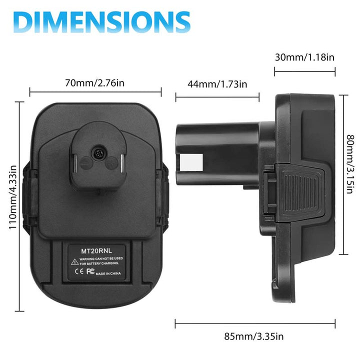 Makita 18V to Ryobi 18V Battery Adapter | Powuse