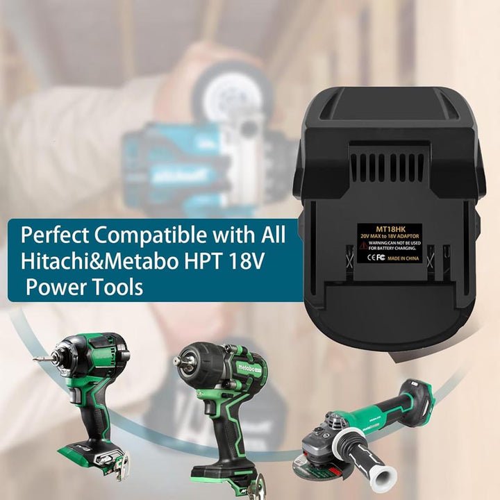 Makita 18V to Hitachi/Hikoki/Metabo HPT 18V Battery Adapter | Powuse
