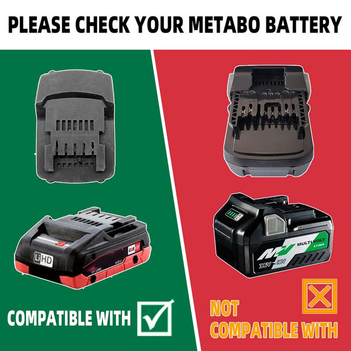 Metabo 18V Battery Power Wheels Adapter | Powuse