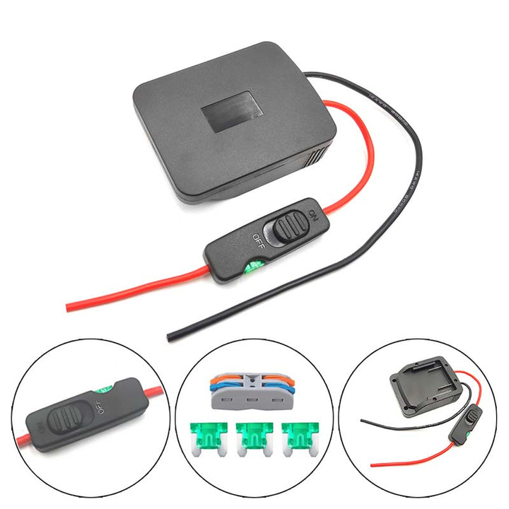 Metabo 18V Battery Power Wheels Adapter with Switch | Powuse