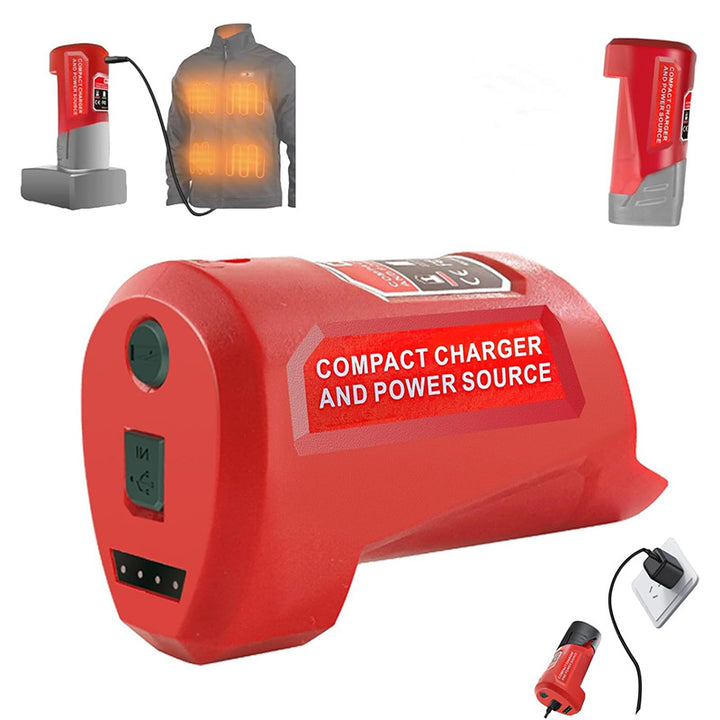 Milwaukee 12V Heated Jacket Power Source Charger Adapter | Powuse