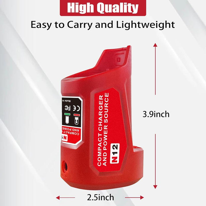 Milwaukee 12V Heated Jacket Power Source Charger Adapter | Powuse
