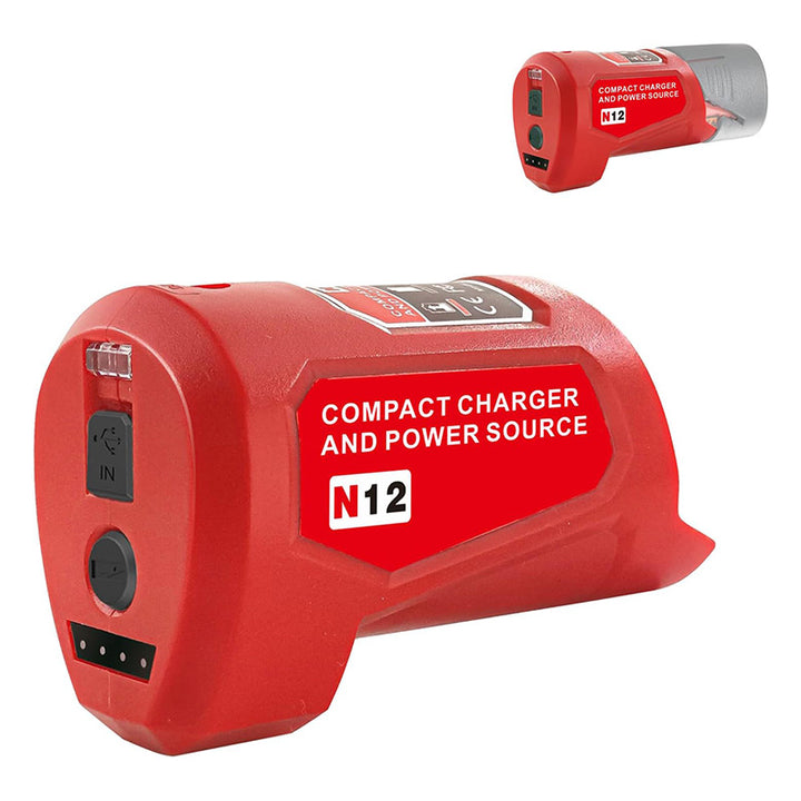 Milwaukee 12V Heated Jacket Power Source Charger Adapter | Powuse