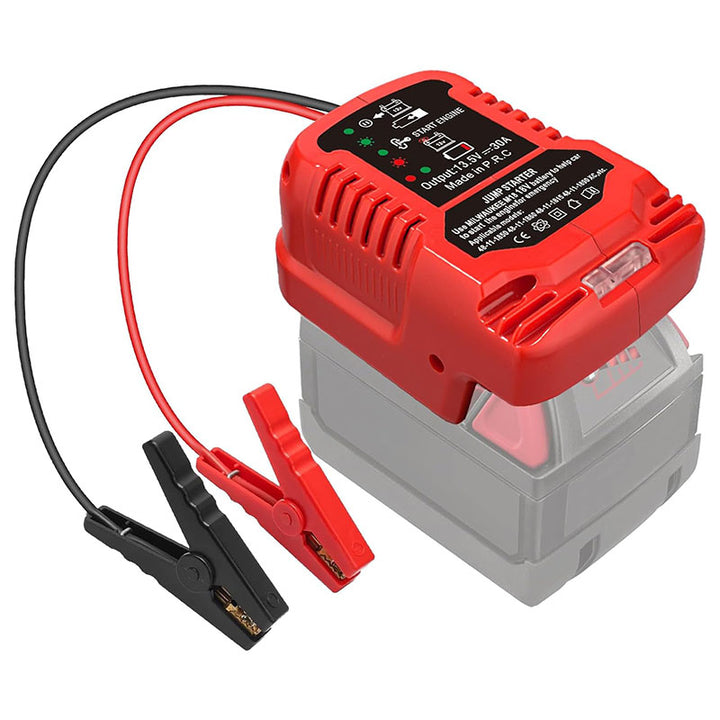 Milwaukee 18V Battery Jump Starter Adapter for 12V Cars | Powuse