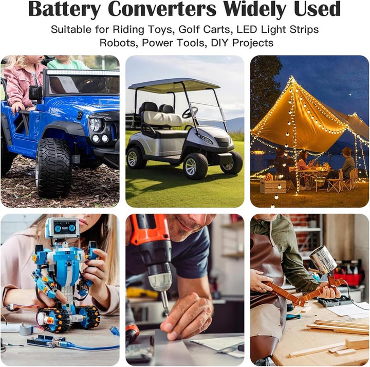 Milwaukee 18V to 12V Step-Down Converter DC 12V 15A 180W | Powuse