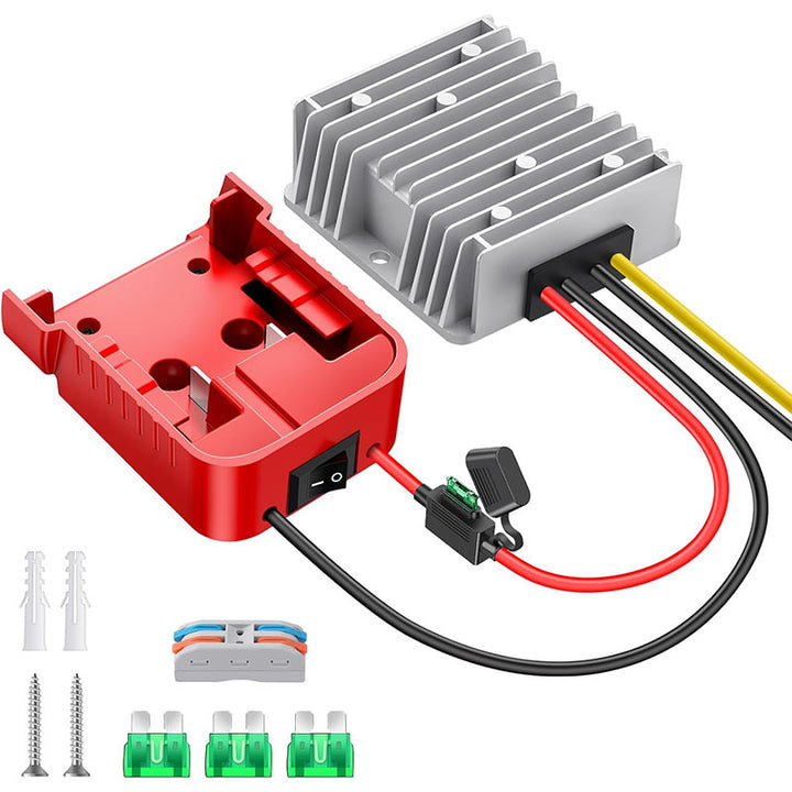 Milwaukee 18V to 12V Step-Down Converter DC 12V 15A 180W | Powuse