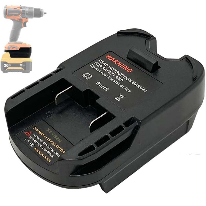 2-in-1 Milwaukee/DeWalt to RIDGID/AEG Battery Adapter | Powuse