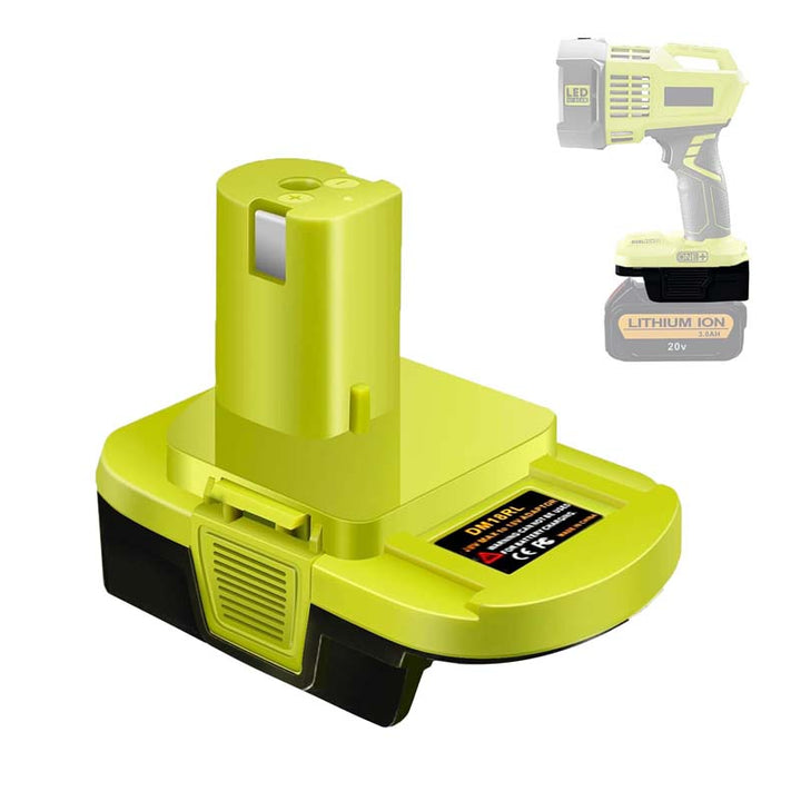 2-in-1 Milwaukee/DeWalt to Ryobi Battery Adapter | Powuse