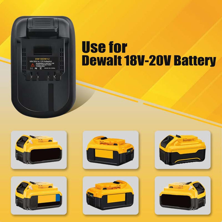 2-in-1 Milwaukee 18V/DeWalt 20V to DeWalt 12V Battery Adapter | Powuse