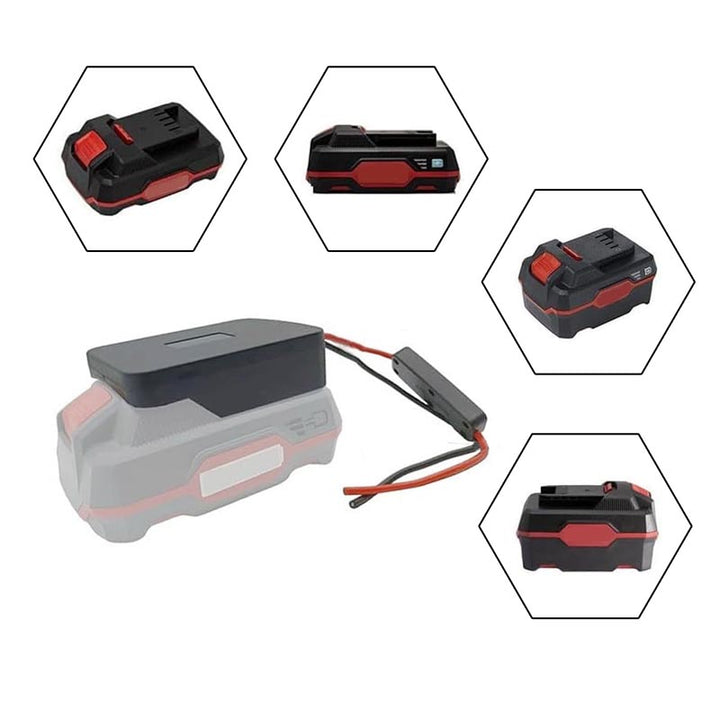 Parkside 20V Battery Power Wheels Adapter with Switch | Powuse