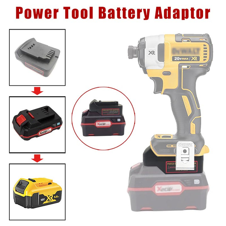 Parkside 20V to DeWalt 20V Battery Adapter | Powuse