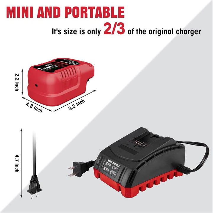 Portable Mini Charger for Bauer 20V Battery Charger | Powuse