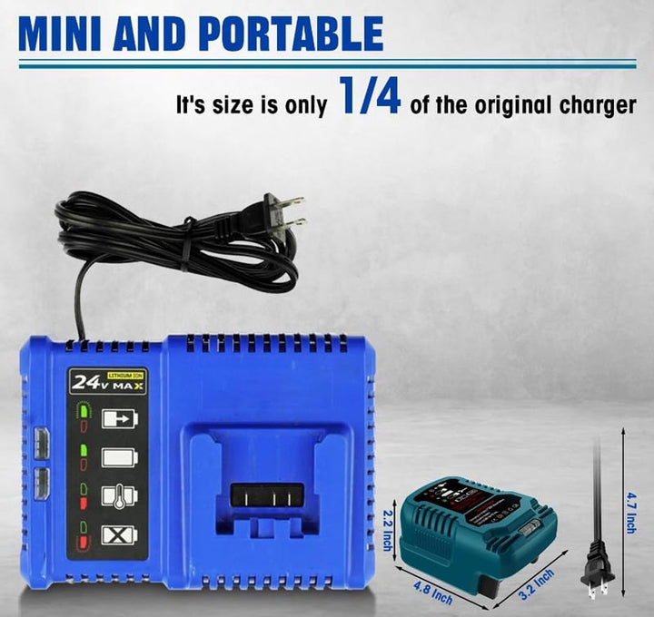 Portable Mini Charger for Kobalt 24V Battery Charger | Powuse