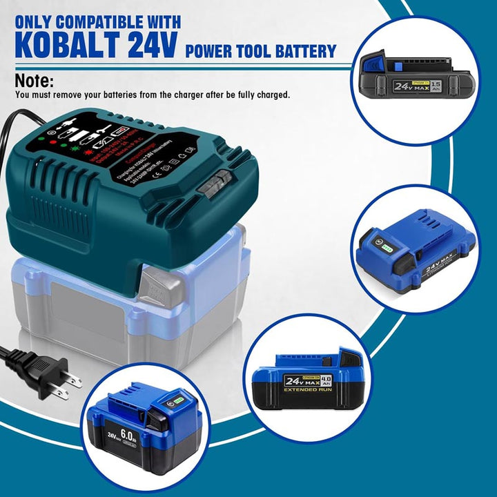 Portable Mini Charger for Kobalt 24V Battery Charger | Powuse