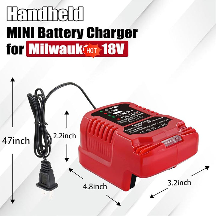 Portable Mini Charger for Milwaukee 18V Battery Charger | Powuse