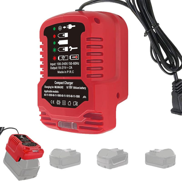 Portable Mini Charger for Milwaukee 18V Battery Charger | Powuse