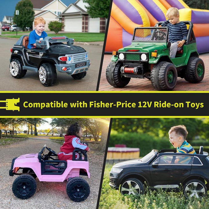 Ryobi 18V Battery Power Wheel Adapter for Fisher-Price 12V Ride-on Toys | Powuse