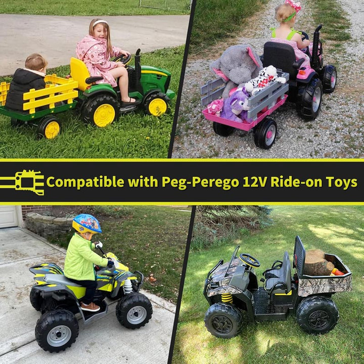 Ryobi 18V Battery Power Wheel Adapter for Peg-Perego 12V Ride-on Toys | Powuse
