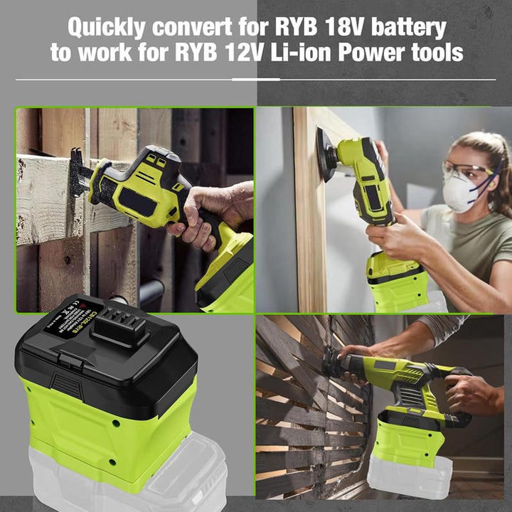 Ryobi 18V to 12V Battery Adapter | Powuse
