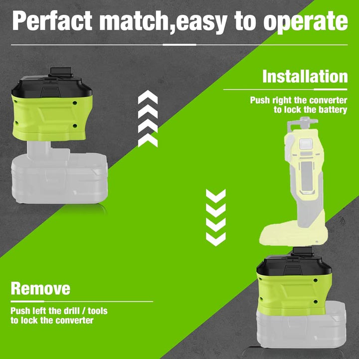 Ryobi 18V to 12V Battery Adapter | Powuse