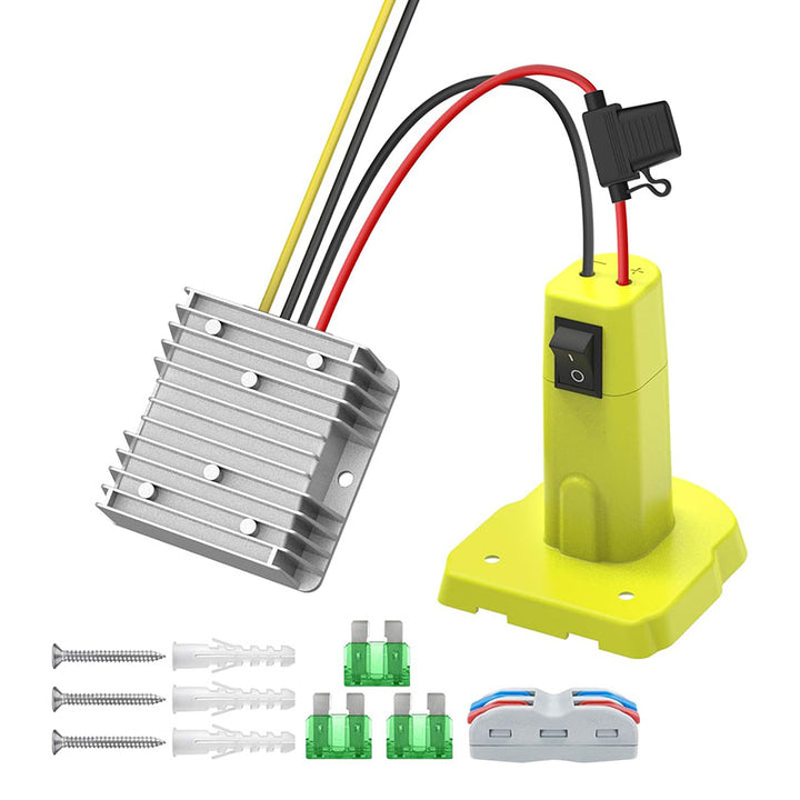 Ryobi 18V to 12V Step-Down Converter DC 12V 15A 180W | Powuse