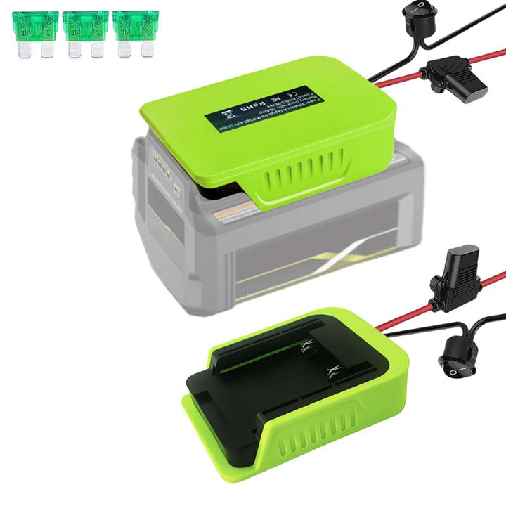 Ryobi 40v battery series connection toy jeep