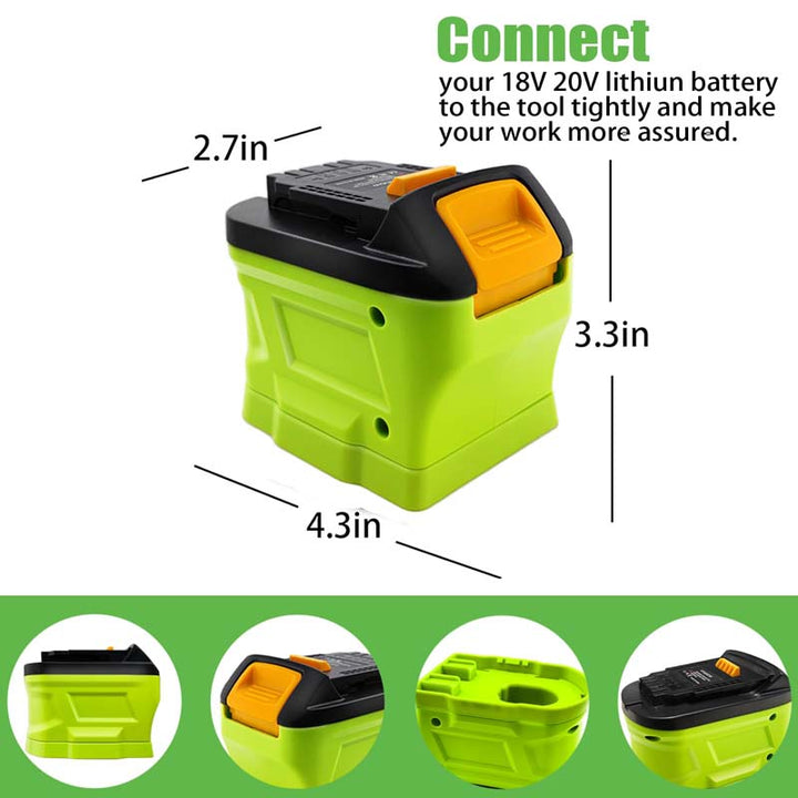 Ryobi 18V to DeWalt 20V Battery Adapter | Powuse