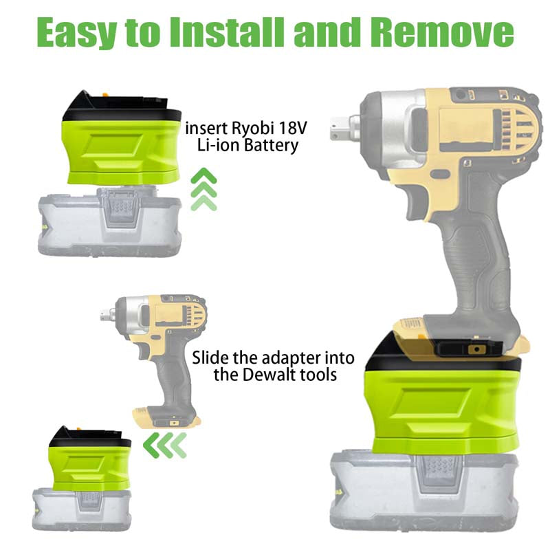 Ryobi to Dewalt Battery Adapter Powuse