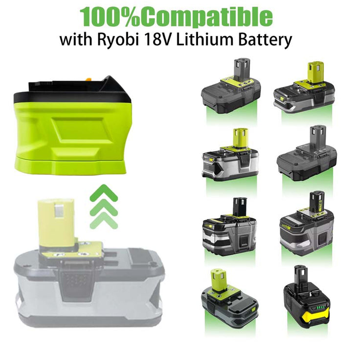 Ryobi 18V to DeWalt 20V Battery Adapter | Powuse