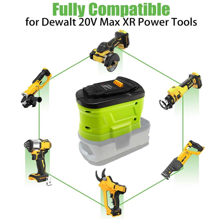 Ryobi 18V to DeWalt 20V Battery Adapter | Powuse