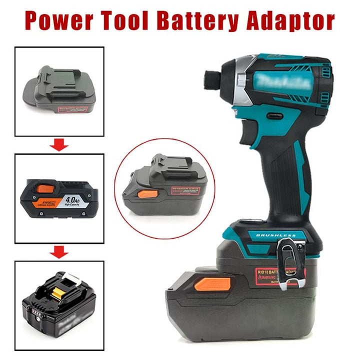 AEG/RIDGID 18V to Makita 18V Battery Adapter | Powuse