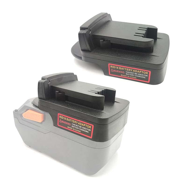 2in1 AEG/RIDGID Battery Adapter Converter Powuse Tagged "Cordless