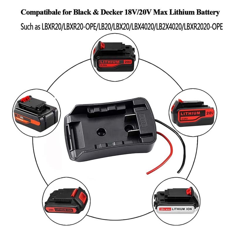 4.0Ah Battery For Black&Decker 20V 20 Volt Max Lithium Ion LBXR20 LB2X3020  LB20 