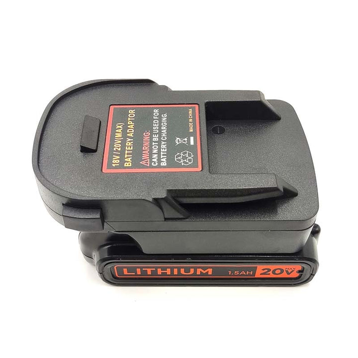 Black+Decker/Porter-Cable/Stanley 18V/20V to AEG/RIDGID 18V Battery Adapter | Powuse