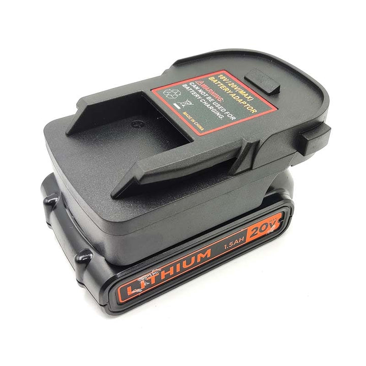 Black+Decker/Porter-Cable/Stanley 18V/20V to AEG/RIDGID 18V Battery Adapter | Powuse