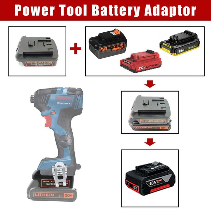 1 Bosch 18v Blue Professional Li-Ion Battery To Ryobi 18V Cordless 1 Bosch 18v Blue Professional Li-Ion Battery To Ryobi 18V Cordless