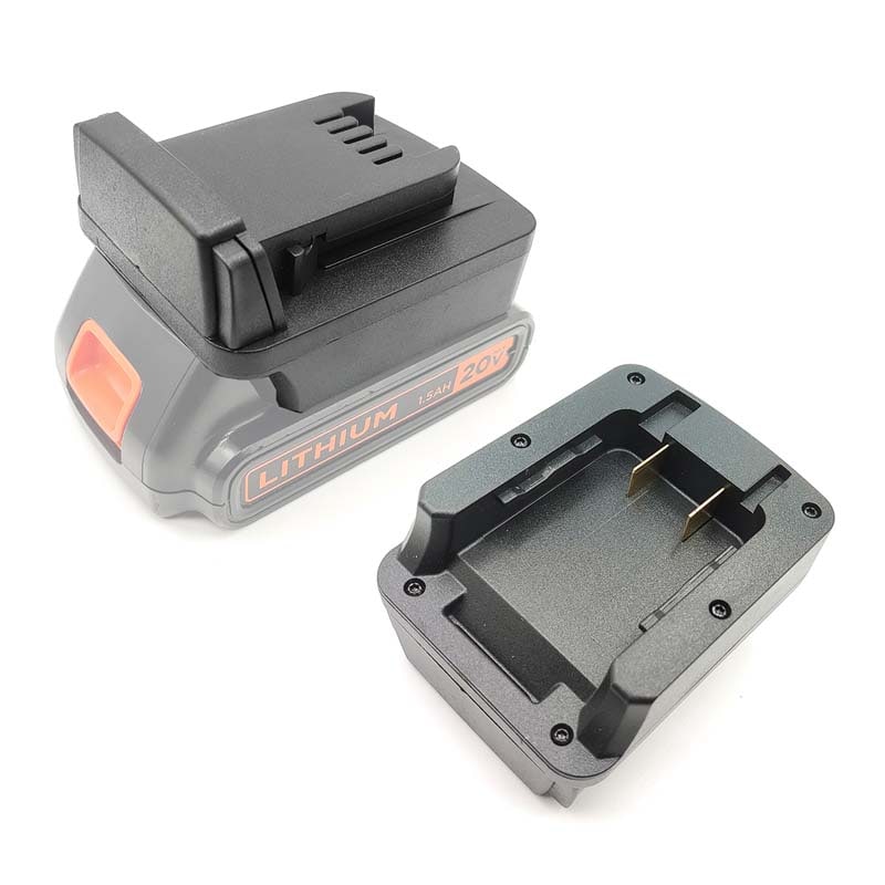 Black+Decker/Porter-Cable/Stanley to Milwaukee Battery Adapter