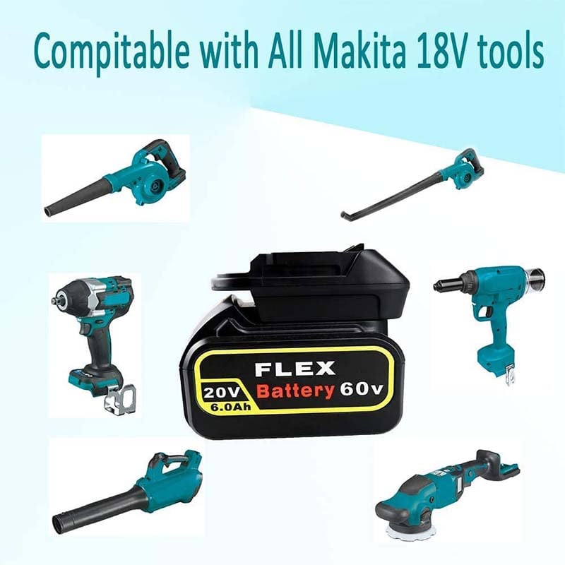 1x Adapter Fits Makita 18v LXT Li-Ion Battery To Black and Decker 20v MAX  Tools