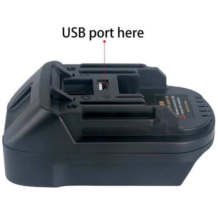 Black+Decker/Porter-Cable/Stanley 18V/20V to Makita 18V Battery Adapter | Powuse