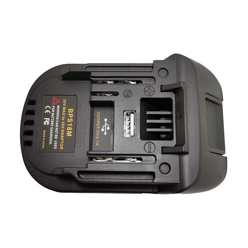 Battery Adapter Fits Ryobi 18v Cordless Tools, Compatible With Black &  Decker/porter Cable/stanley 20v Max(not 18v) Lithium Batteries - Adapter  Only, With Usb Port - Temu