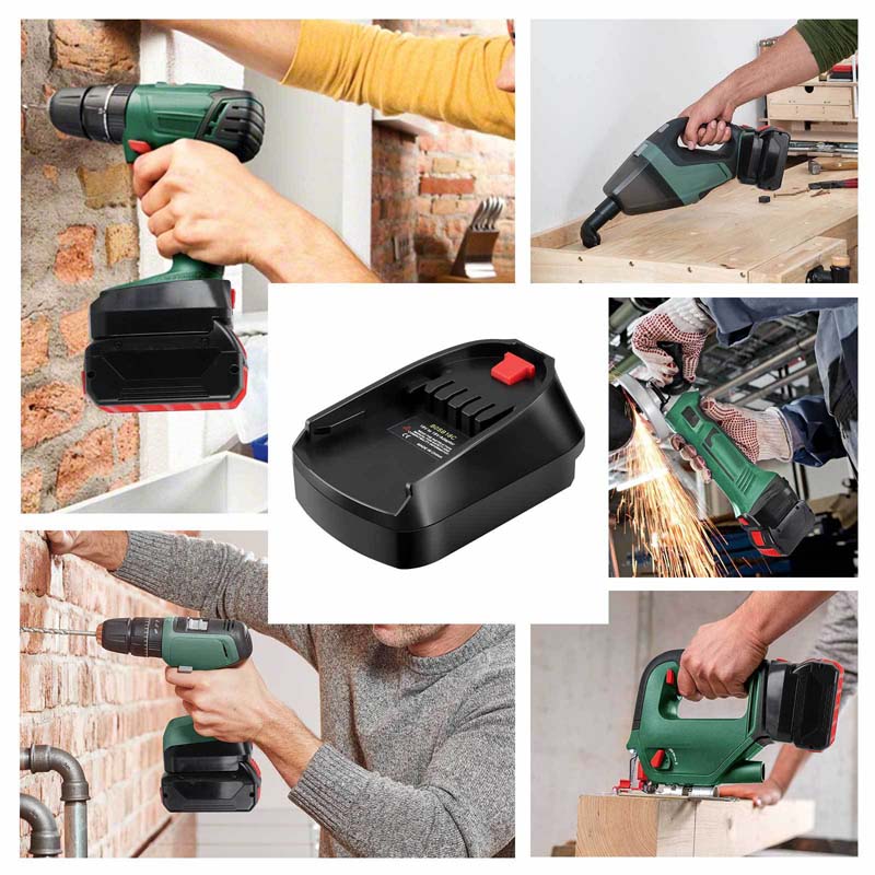 Bosch Professional 12V Battery - Bosch Home (green) 12V Tool Adapter