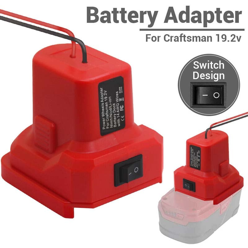 Black&Decker 40V Battery Power Wheels Adapter with Switch & Fuse - Powuse