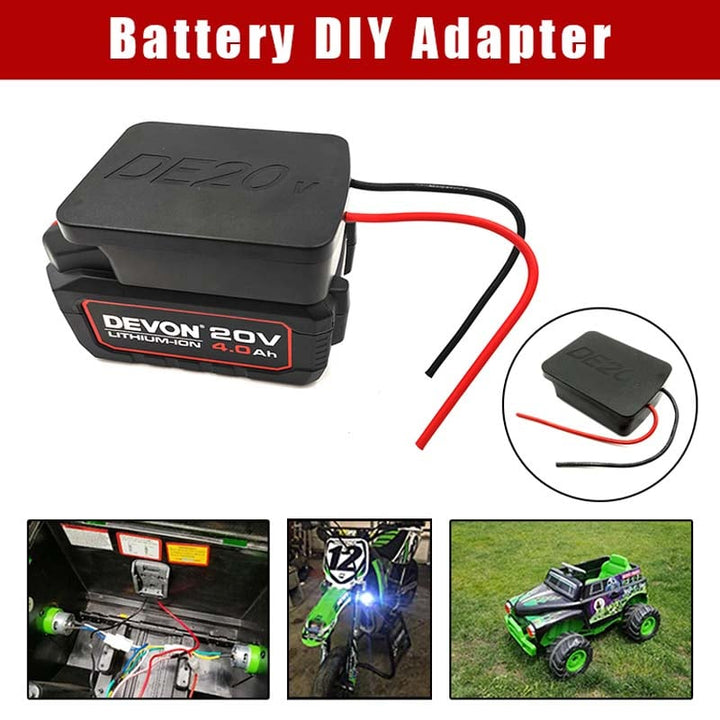 Devon 20V Battery Power Wheels Adapter | Powuse