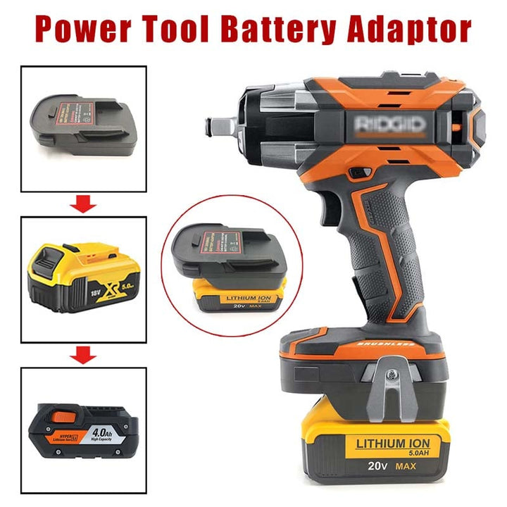 DeWalt 20V to RIDGID/AEG 18V Battery Adapter | Powuse