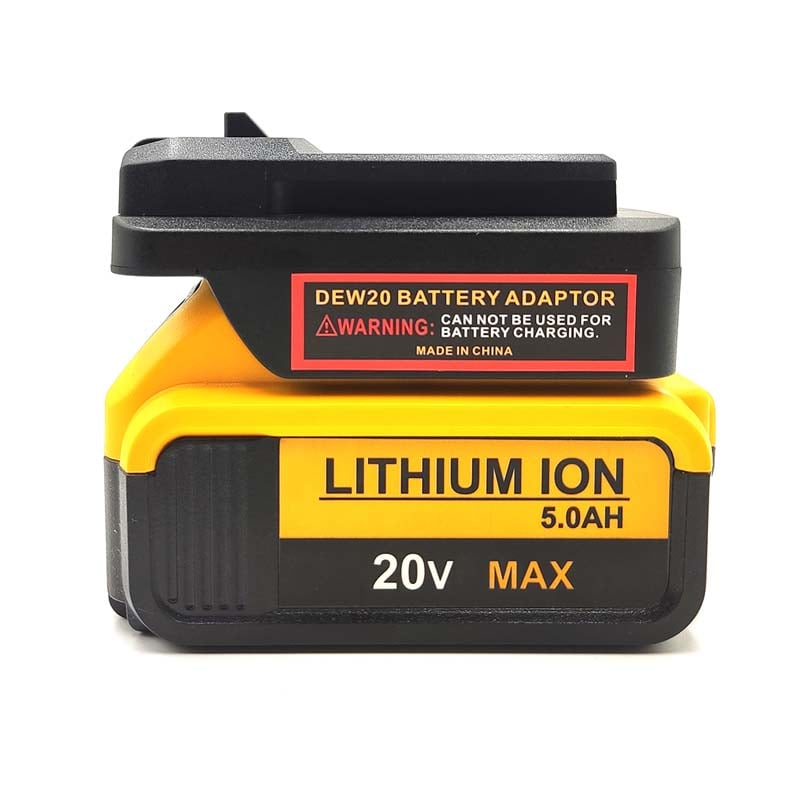 Adapter For Dewalt 20V Max Battery Convert to for Black＆Decker/Stanley 20V  Tools