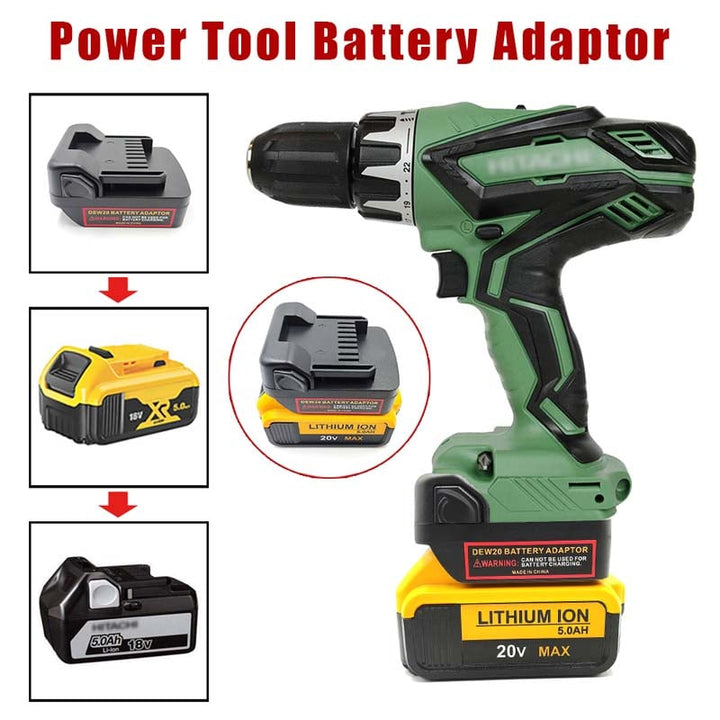 DeWalt 20V to Hitachi/Hikoki/Metabo HPT 18V Battery Adapter | Powuse